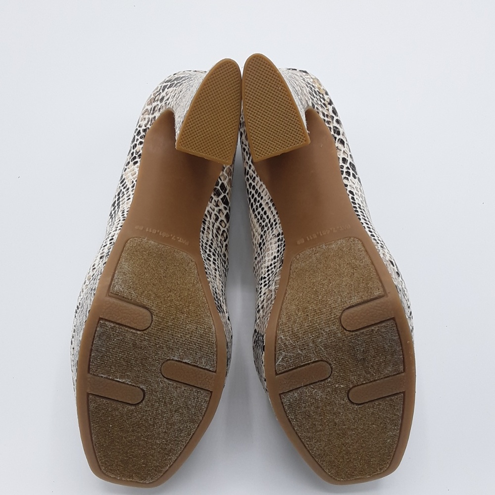 Fergie MAGNIFICENT Platform Snakeskin ChunkyHeels - Picture 6 of 6